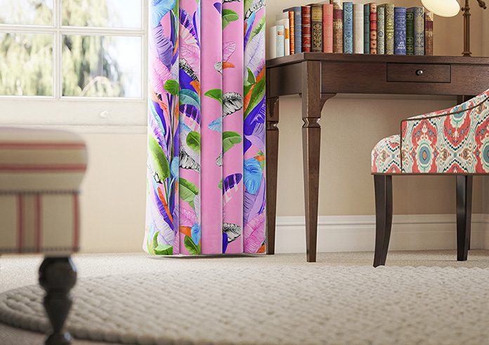 Palm Springs, Pink - Made To Measure Curtains - Image 5